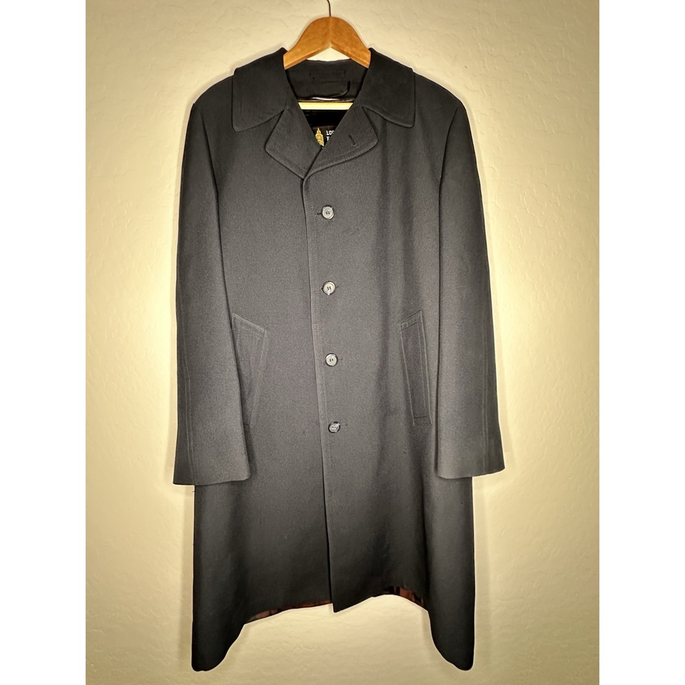 LONDON FOG maincoats London Town Corporation Size 42 Regular Dark Blue